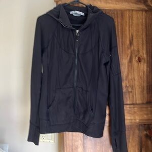 Athleta Black Zip Up Hoodie Size M